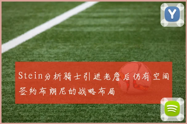 Stein分析骑士引进老詹后仍有空间签约布朗尼的战略布局